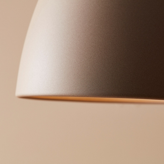 Gong pendel D250 sandstruktur/svartstruktur E27