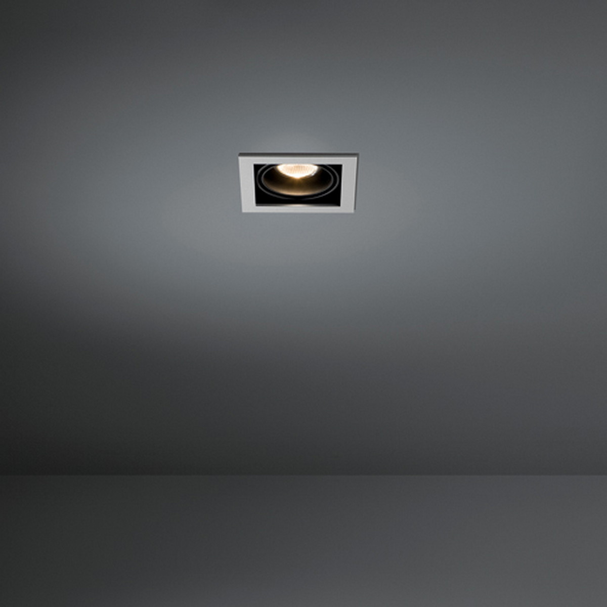 Mini-Multiple Recessed Adjustable GU10 1x Aluminium Matt - Black Matt