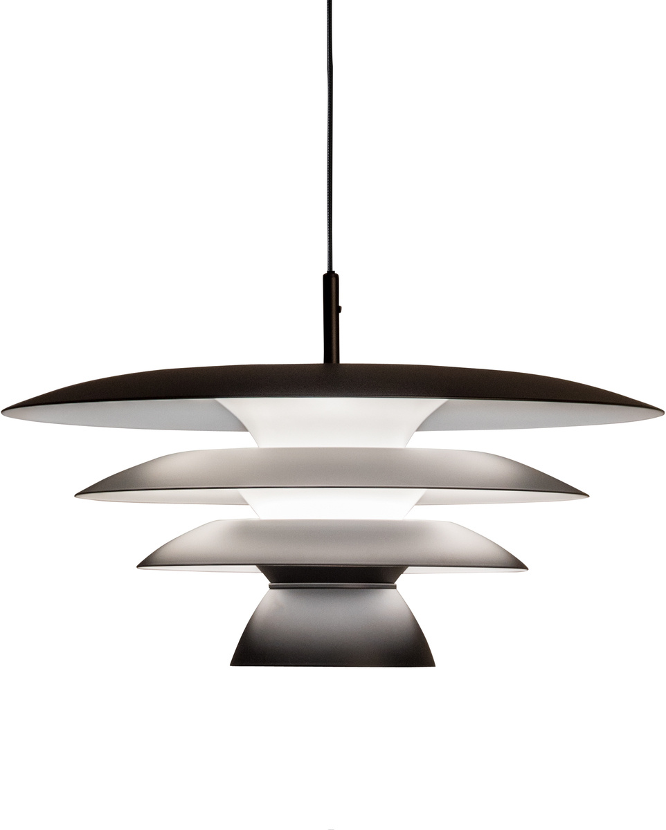 DaVinci pendant D500 flat black E27