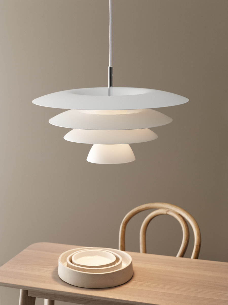 DaVinci pendel D500 mattvit E27