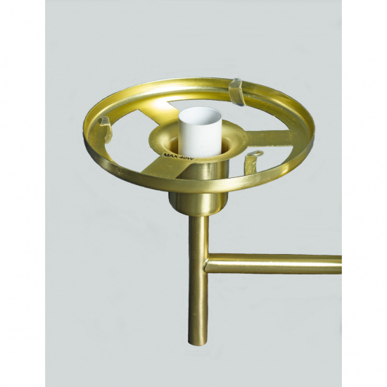 NEW AUGUST v�gglampa, matt m�ssing/vit