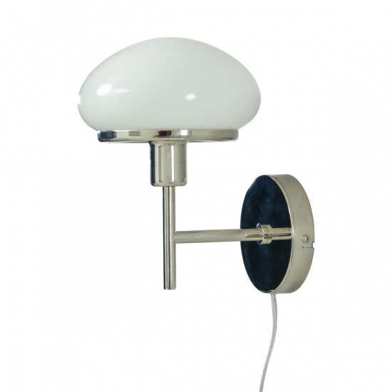 NEW AUGUST v�gglampa, silver/vit