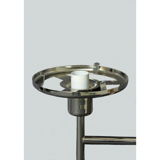 NEW AUGUST v�gglampa, silver/vit