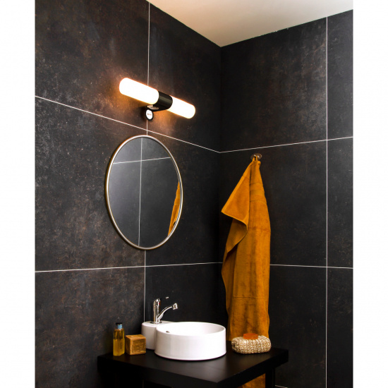 COSENZA v�gglampa dubbel bad, svart