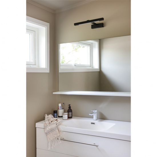 LUCCA v�gglampa bad, svart