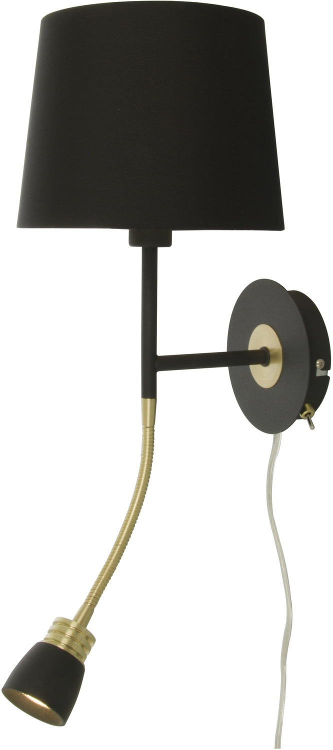 EKETORP v�gglampa, svart/m�ssing