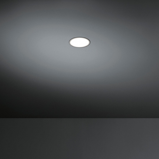 Lotis Round Recessed 86 1x IP55 GU10 Black Structure