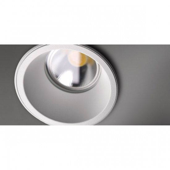 Lotis Round Recessed 86 1x IP55 GU10 Aluminium Structure