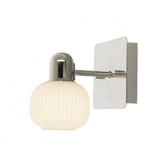 MESSINA v�gglampa bad 1a krom/vit