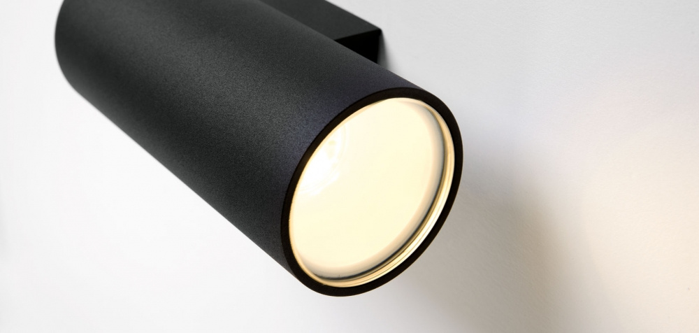 Nude Wall 79 1x IP55 LED 3000K Flood DI Black Structure