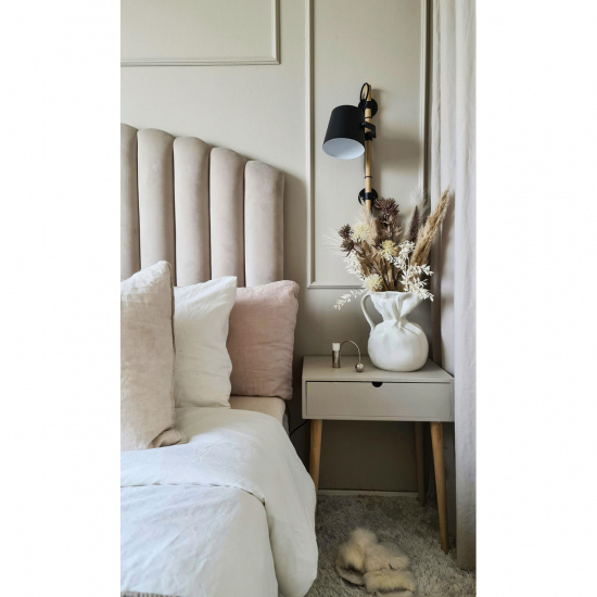 ESPRESSO v�gglampa, svart/tr� 