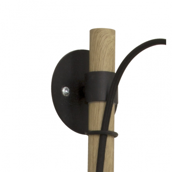 ESPRESSO v�gglampa, svart/tr� 