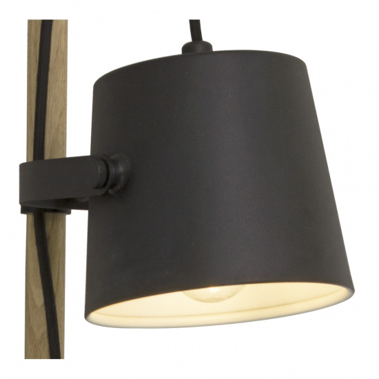 ESPRESSO v�gglampa, svart/tr� 