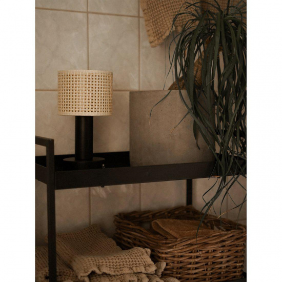 Tiara bordslampa, Laddbar svart