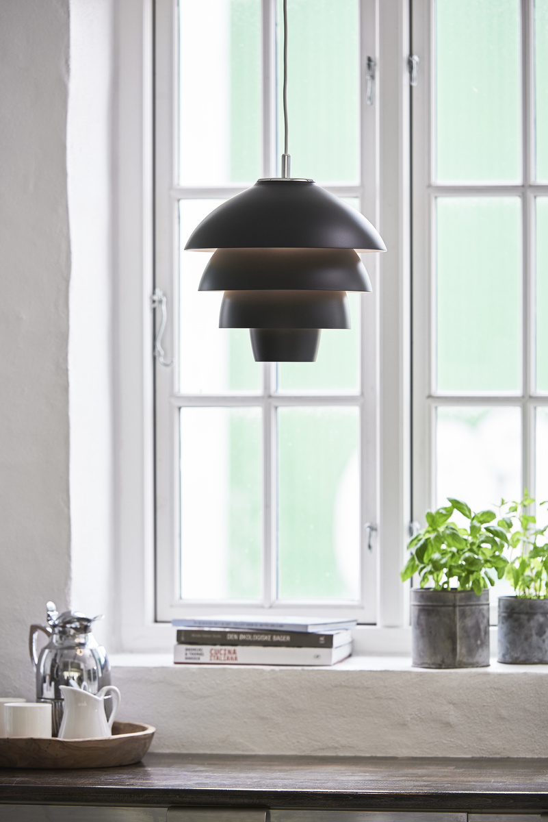 Valencia pendel D420 mattvit E27