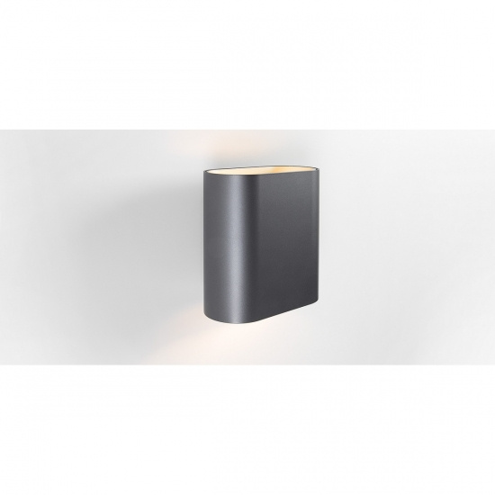 Duell Wall Up/Down 2x LED 2700K Non-Dim DI Metallic Blue Matt - Aluminium Anodised