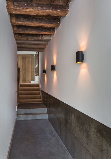 Duell Wall Up/Down 2x LED 2700K Non-Dim DI Metallic Blue Matt - Aluminium Anodised