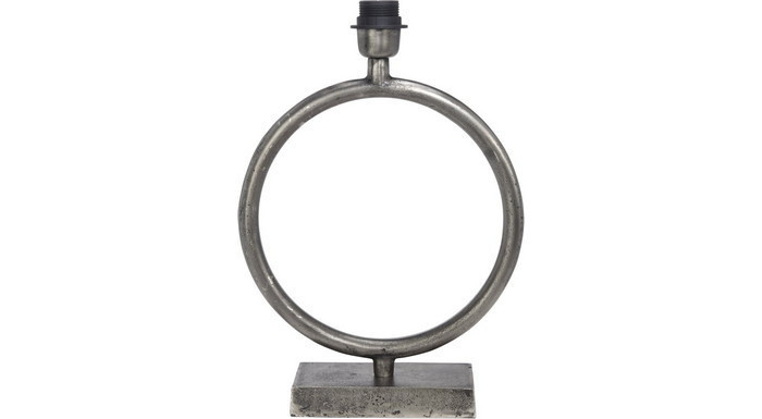 Circle Lampfot, R�silver 43cm
