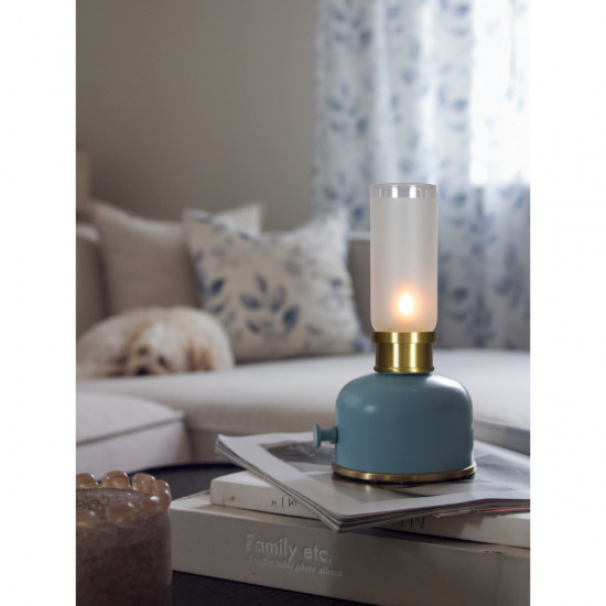 FRIDA Bordlampa Bl� (ljusl�ga) - 11x22cm