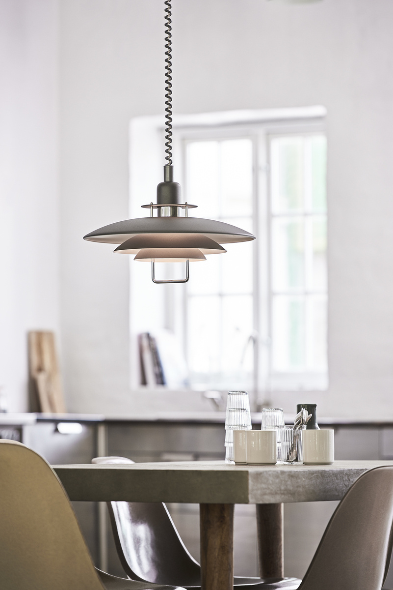 Primus II pendel D430 vit/krom E27