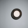 Doze Round Wall Recessed 80 1x LED 2700K Trailing Edge Black Structure