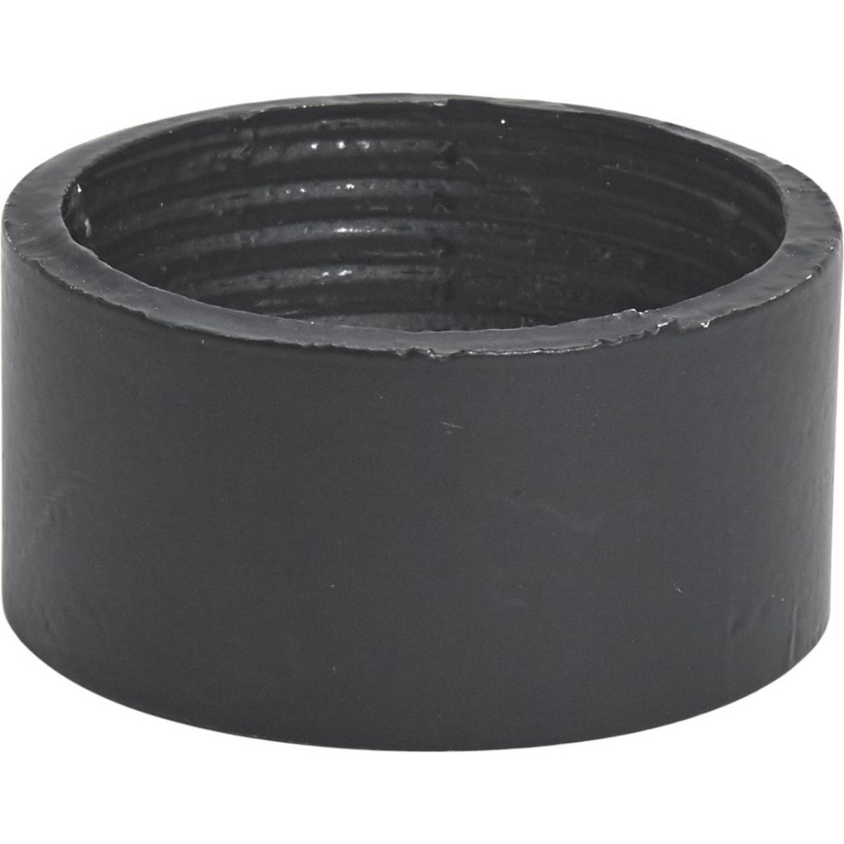 Metallring E27, Matt Svart E27