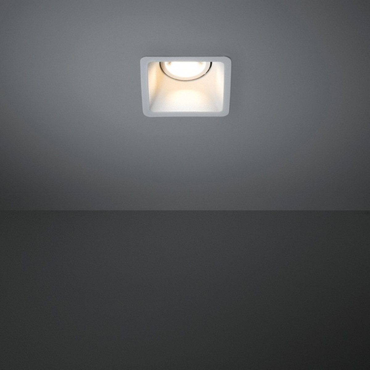 Lotis Square Recessed 1x GU10 White Structure