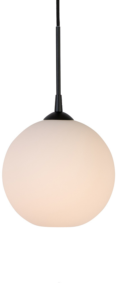 Capo pendel D250 svartstruktur/opalglas E27 