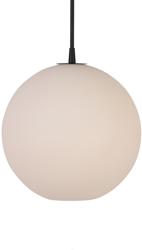 Capo pendel D350 svartstruktur/opalglas E27