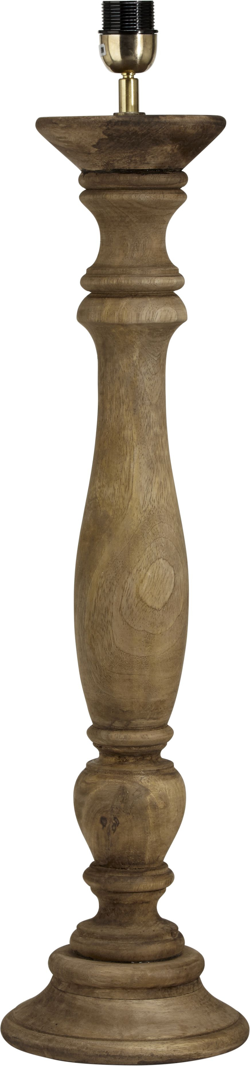 Lodge Lampfot, Aged Brown 78cm