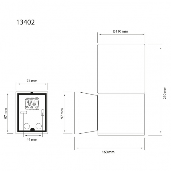 LYSEKIL v�gglampa ute, svart/amber