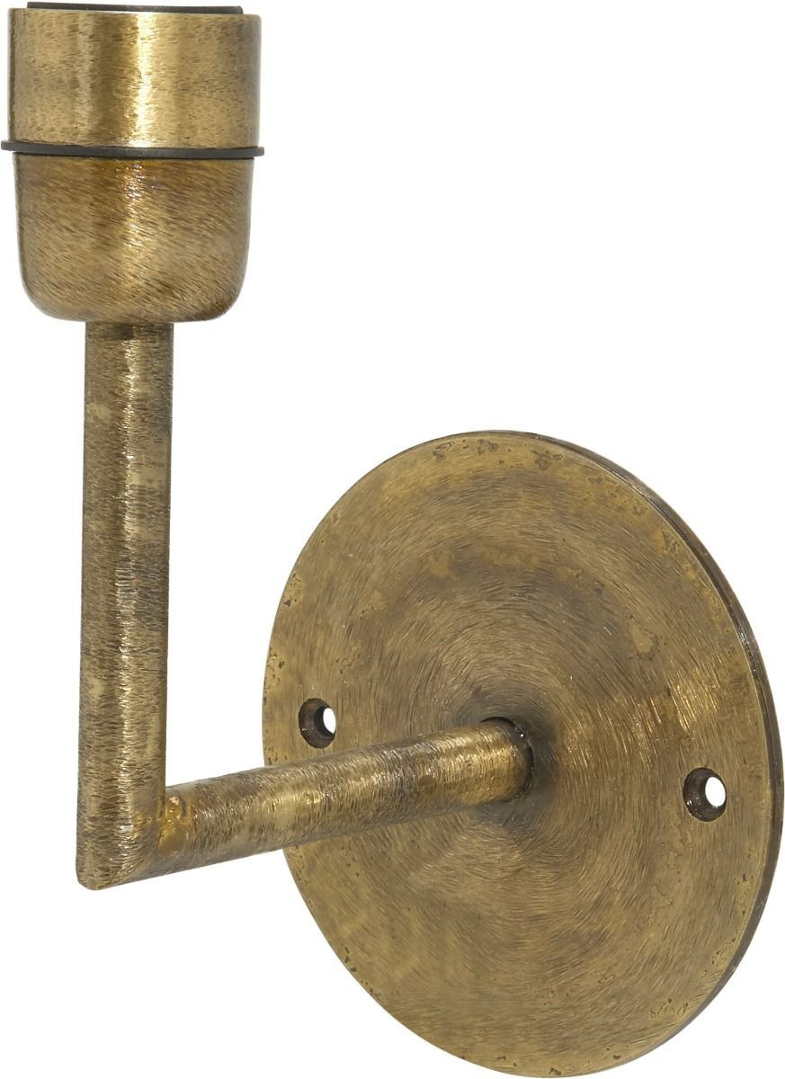 Base V�gglampa, Beaten gold 13cm