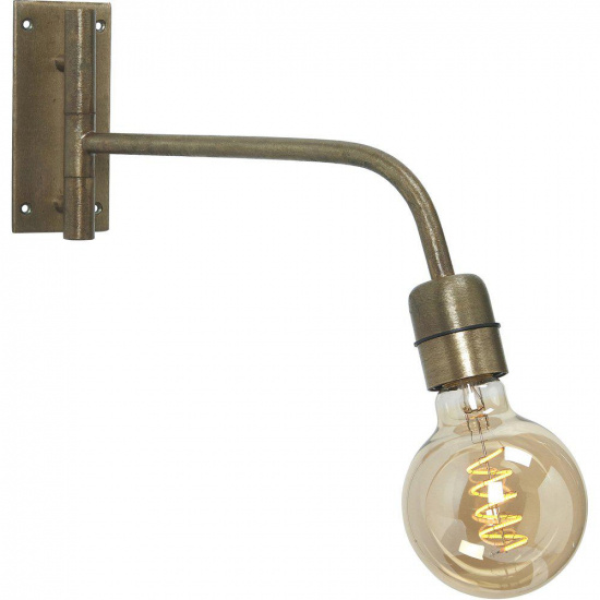 Base v�gglampa, Beaten gold 34cm