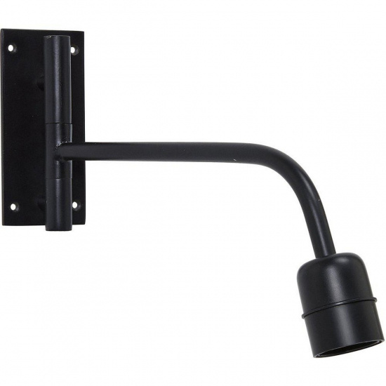 Base v�gglampa, Matt svart 34cm