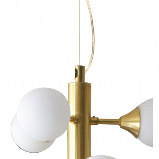 COSMOS taklampa 24-arm, matt m�ssing/vit