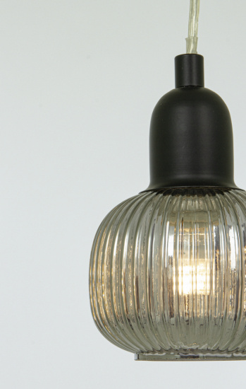 ELIN f�nsterlampa, svart/r�k