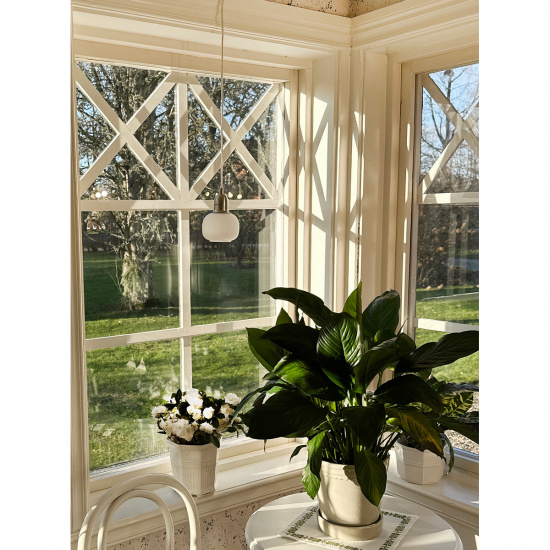 ELIN f�nsterlampa, st�l/vit