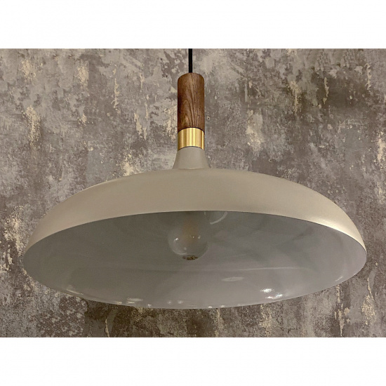 SENSE taklampa 42cm, gr�/matt m�ssing