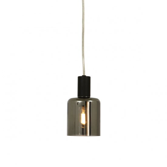 CYLINDER f�nsterlampa, svart/r�k