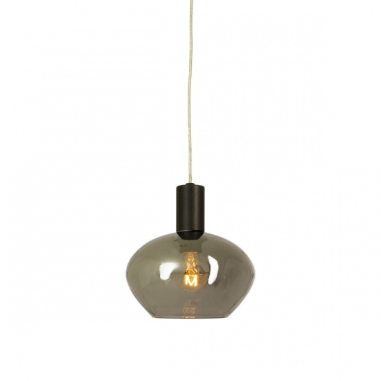BELL f�nsterlampa, svart/r�k