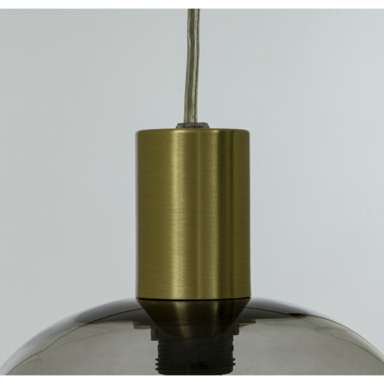 BELL f�nsterlampa, matt m�ssing/r�k