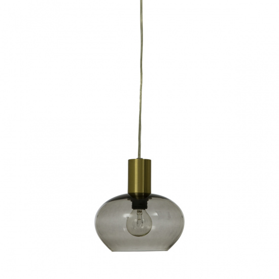 BELL f�nsterlampa, matt m�ssing/r�k