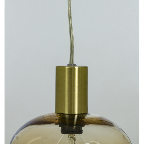 BELL f�nsterlampa, matt m�ssing/amber