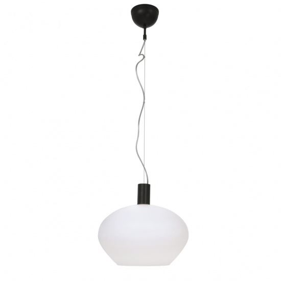 BELL taklampa 35cm, svart/vit