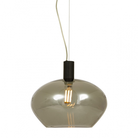 BELL taklampa 35cm, svart/r�k