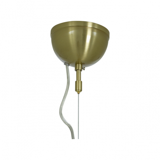 BELL taklampa 35cm, matt m�ssing/r�k