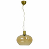BELL taklampa 35cm, matt mässing/amber BELL taklampa 35cm, matt mässing/amber