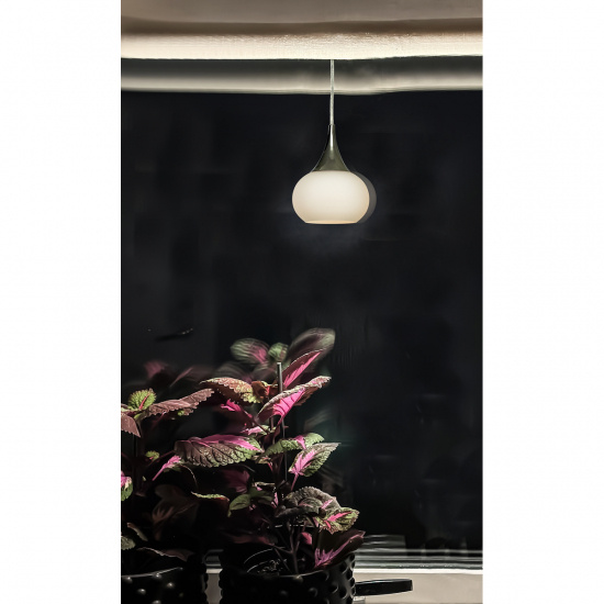 GLOBUS f�nsterlampa, vit/krom