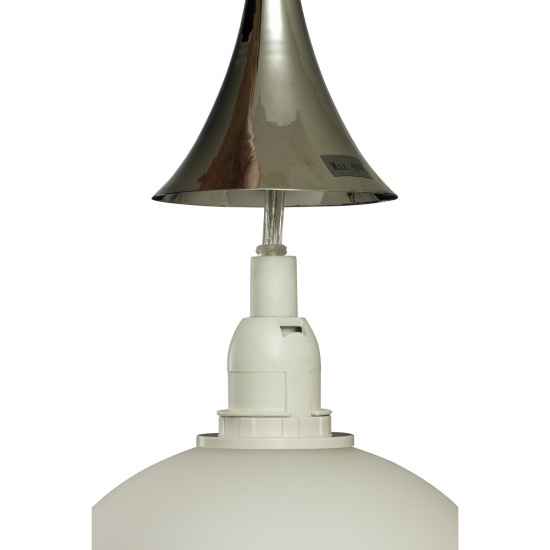 GLOBUS f�nsterlampa, vit/krom