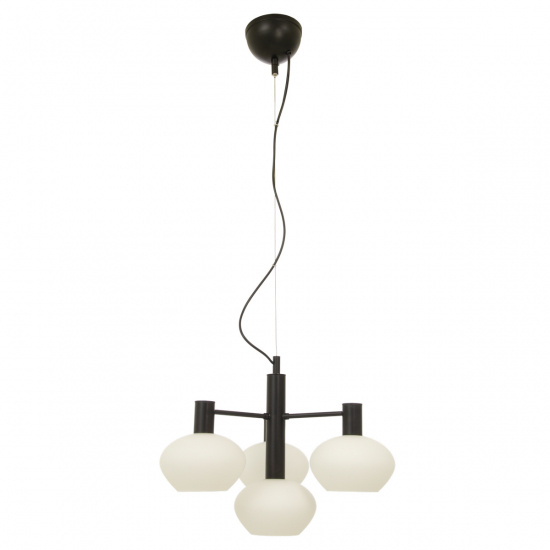 BELL taklampa 4:a, svart/vit